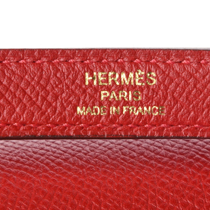 Hermes Epsom Kelly Sellier 32 Rouge Casaque 35 of 39