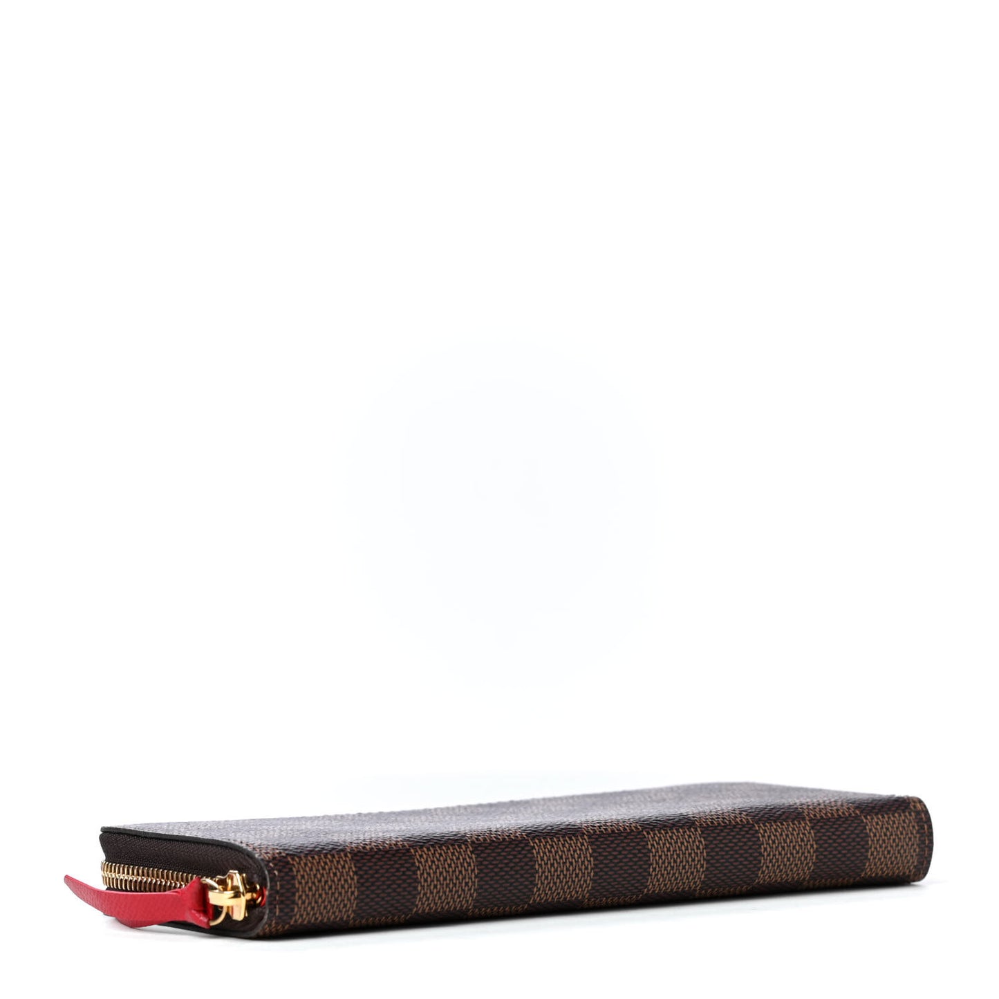 Damier Ebene Clemence Wallet Cherry