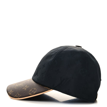 Louis Vuitton Polyester Silk Monogram LV Get Ready Cap M Black 6 of 8
