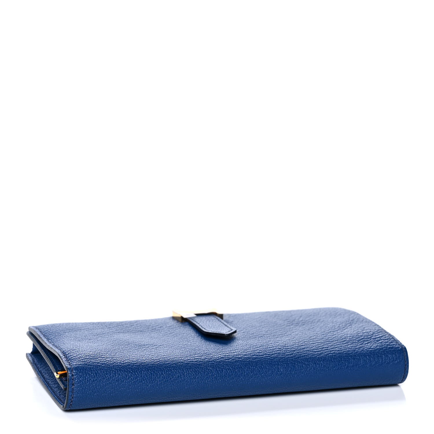 Hermes Chevre Mysore Bearn Gusset Wallet Bleu Saphir 4 of 13