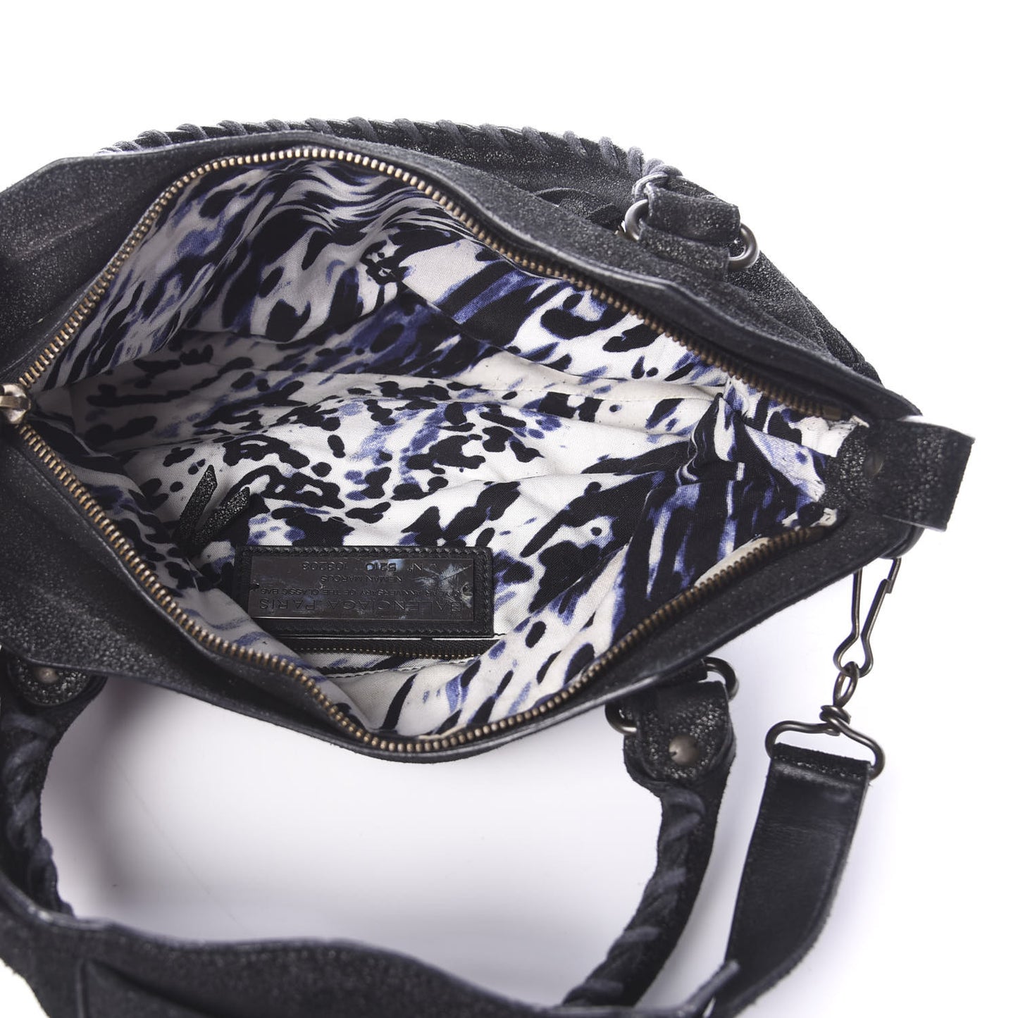 Craquele Calfskin First Black