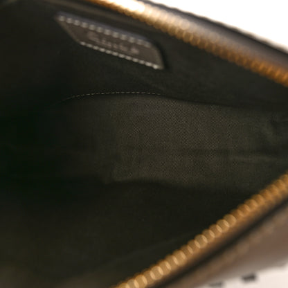 Chloe Shiny Calfskin Small Marcie Saddle Shoulder Bag Motty Grey 5 of 8