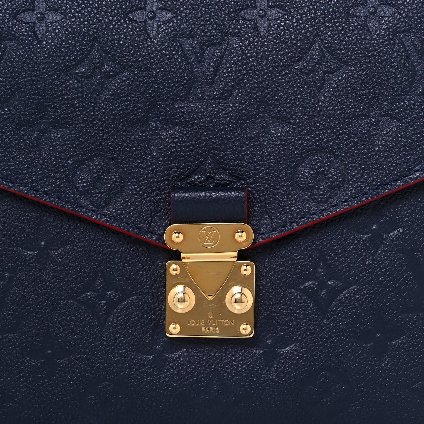 Empreinte Pochette Metis Marine Rouge