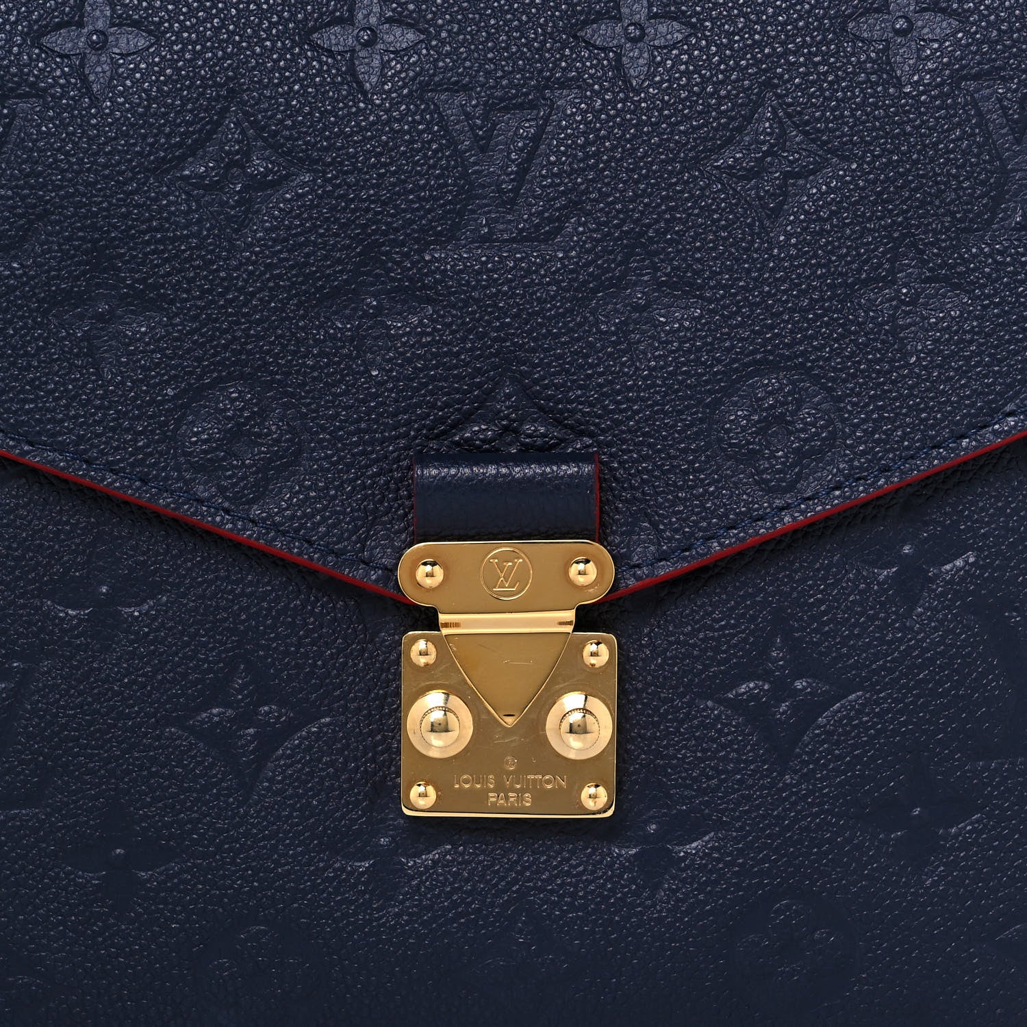 Louis Vuitton Empreinte Pochette Metis Marine Rouge 7 of 14