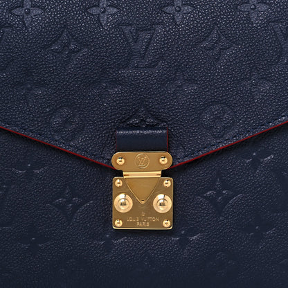 Louis Vuitton Empreinte Pochette Metis Marine Rouge 7 of 14