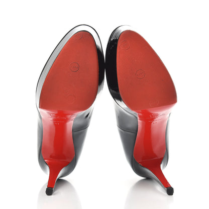 Christian Louboutin Patent Bianca 120 Pumps 41 Black 5 of 8