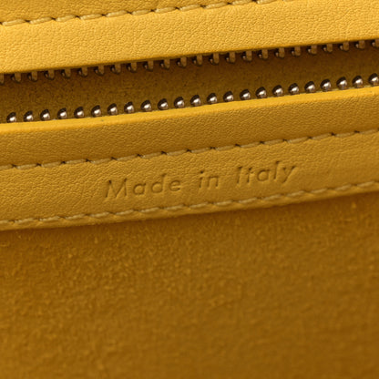 Celine Supple Calfskin Medium Phantom Luggage Sun Yellow 7 of 16