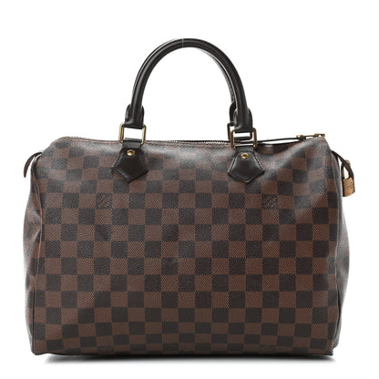 Louis Vuitton Damier Ebene Speedy 30 1 of 9