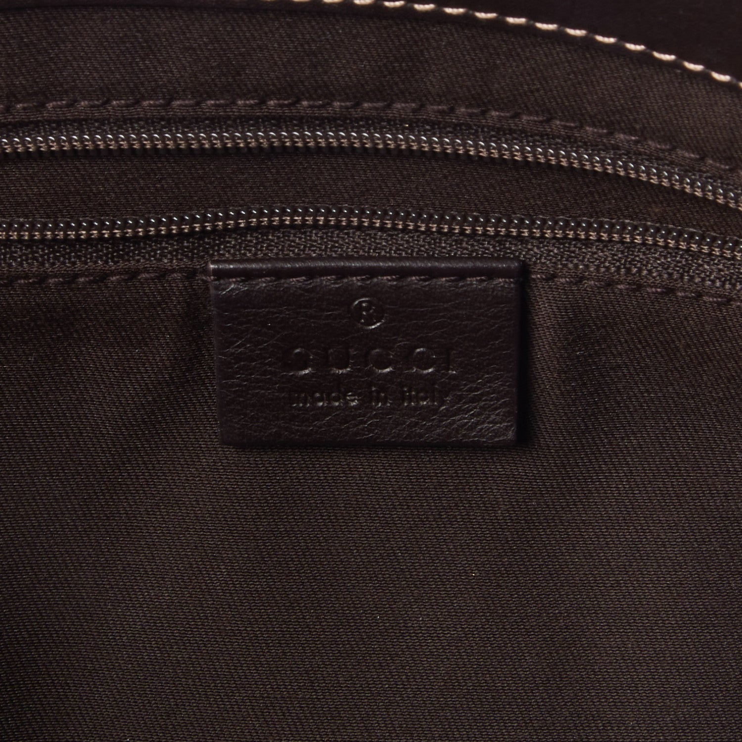 Gucci Monogram D Gold Tote Dark Brown 7 of 8