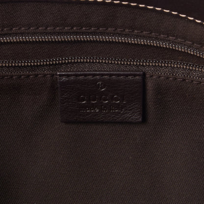 Gucci Monogram D Gold Tote Dark Brown 7 of 8