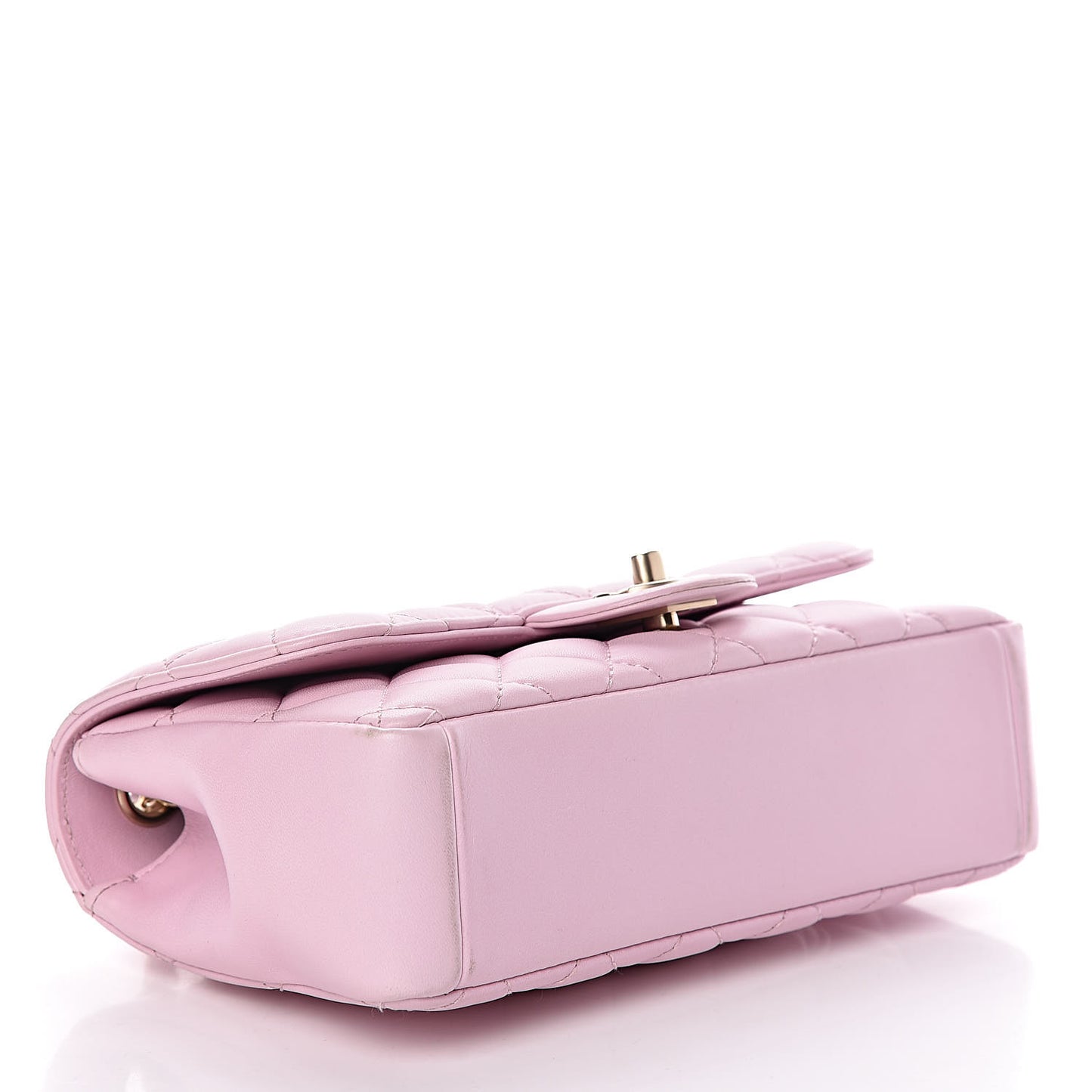 Lambskin Quilted Mini Mademoiselle Chic Flap Pink
