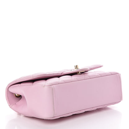 Chanel Lambskin Quilted Mini Mademoiselle Chic Flap Pink 5 of 14