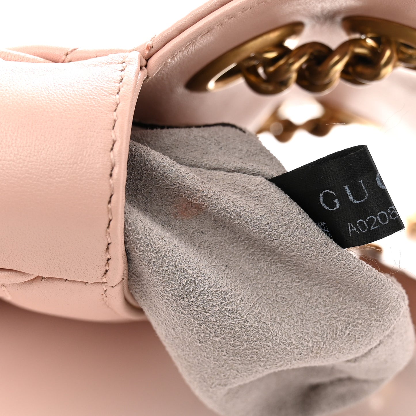 Calfskin Matelasse Mini GG Marmont Shoulder Bag Perfect Pink