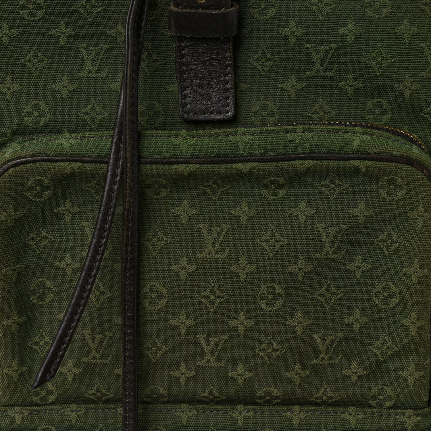 Louis Vuitton Mini Monogram Montsouris GM Backpack Kaki 8 of 14