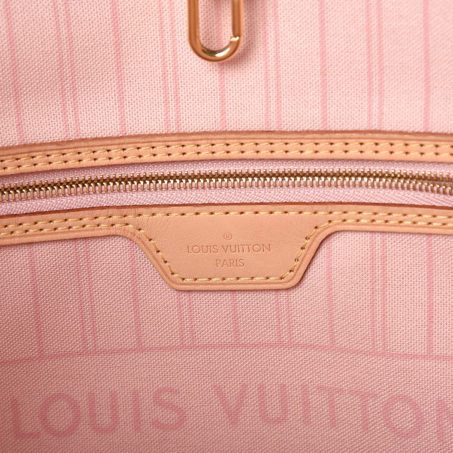 Louis Vuitton Damier Azur Neo Neverfull MM Rose Ballerine 6 of 7