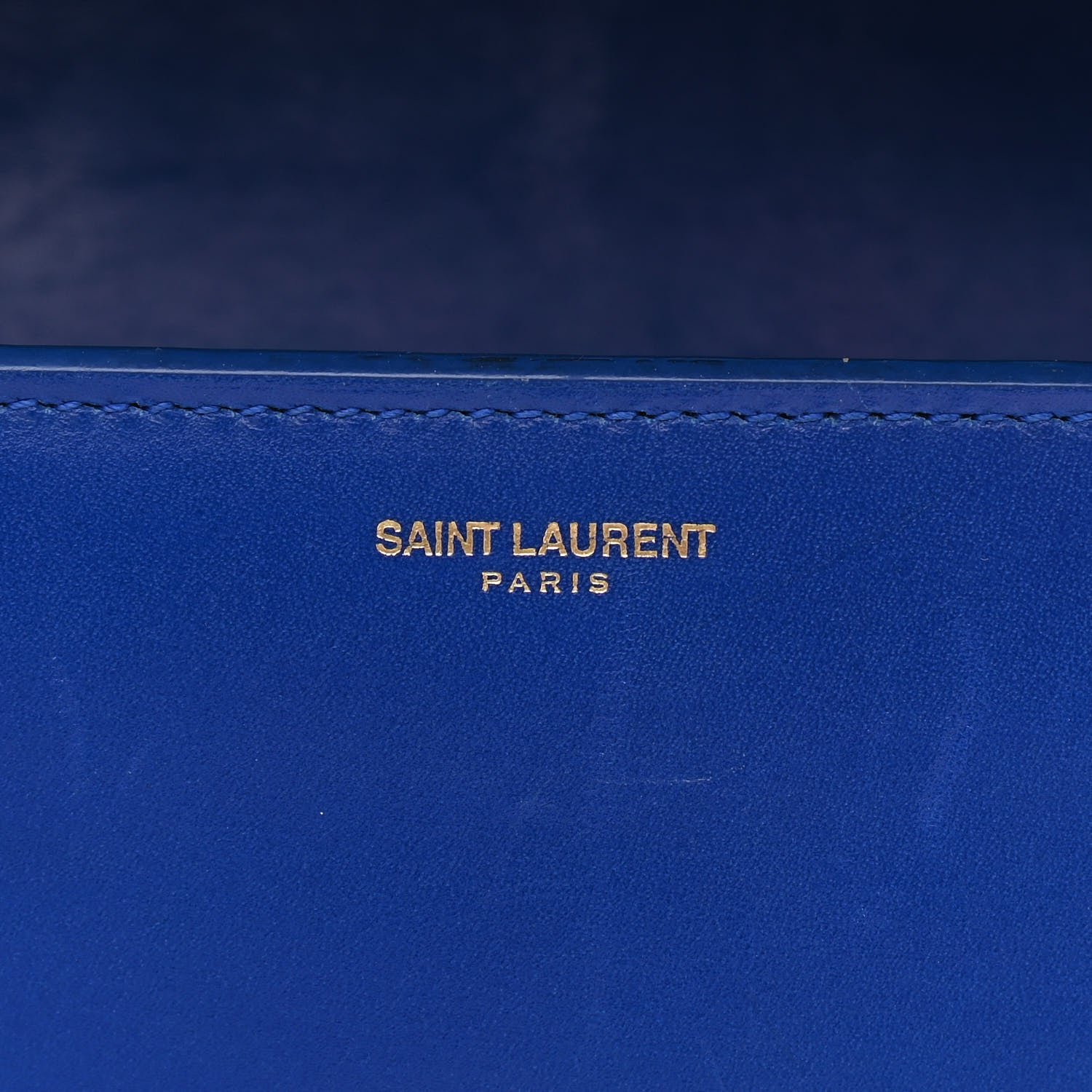 Saint Laurent Calfskin Medium Classic Betty Blue 6 of 15