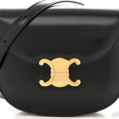 Celine Shiny Calfskin Teen Besace Black 7 of 9