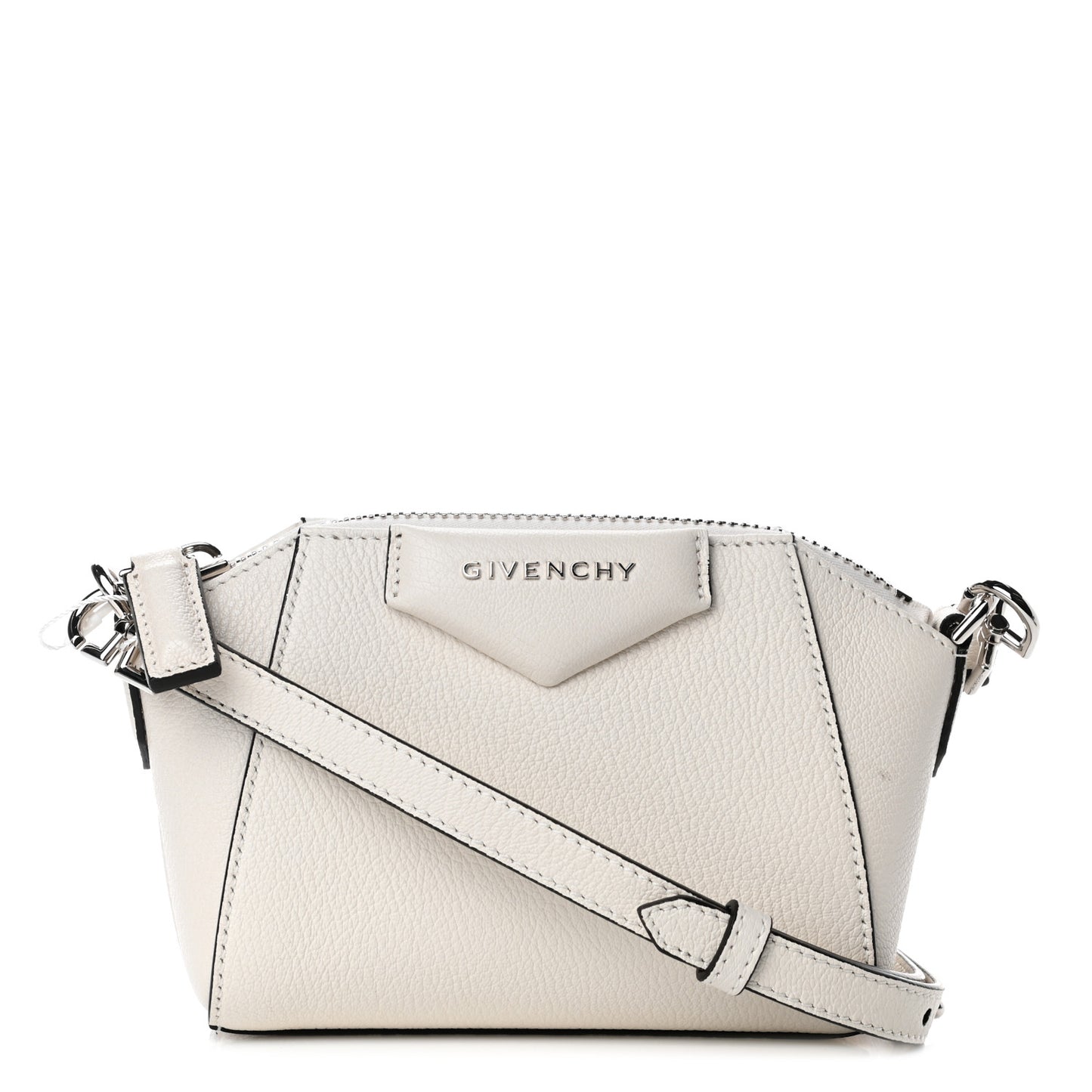 Sugar Goatskin Nano Antigona Ivory