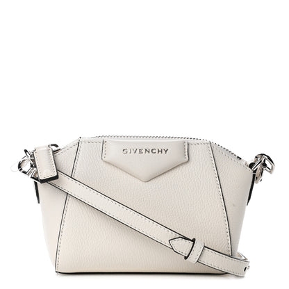 Givenchy Sugar Goatskin Nano Antigona Ivory 1 of 4