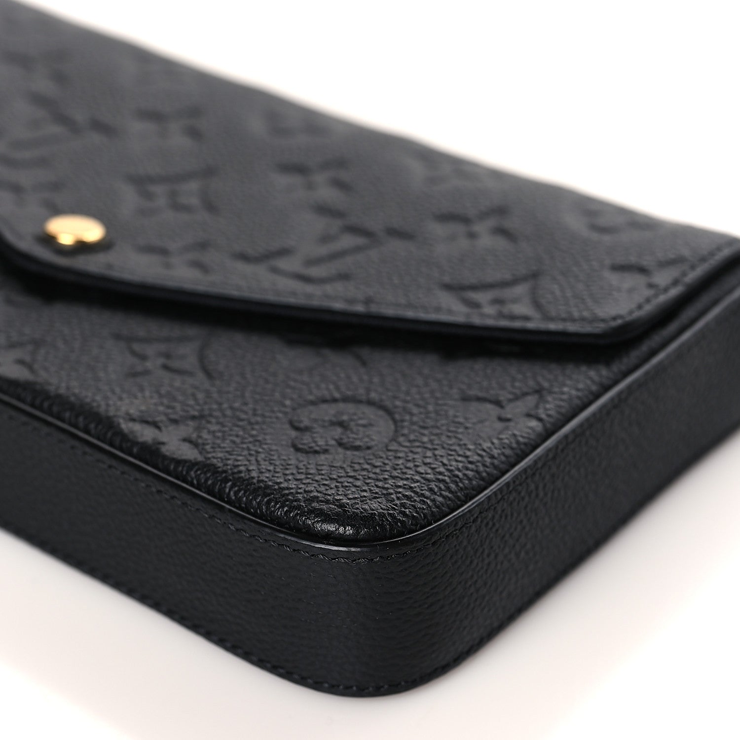 Louis Vuitton Empreinte Pochette Felicie Chain Wallet Black 8 of 9