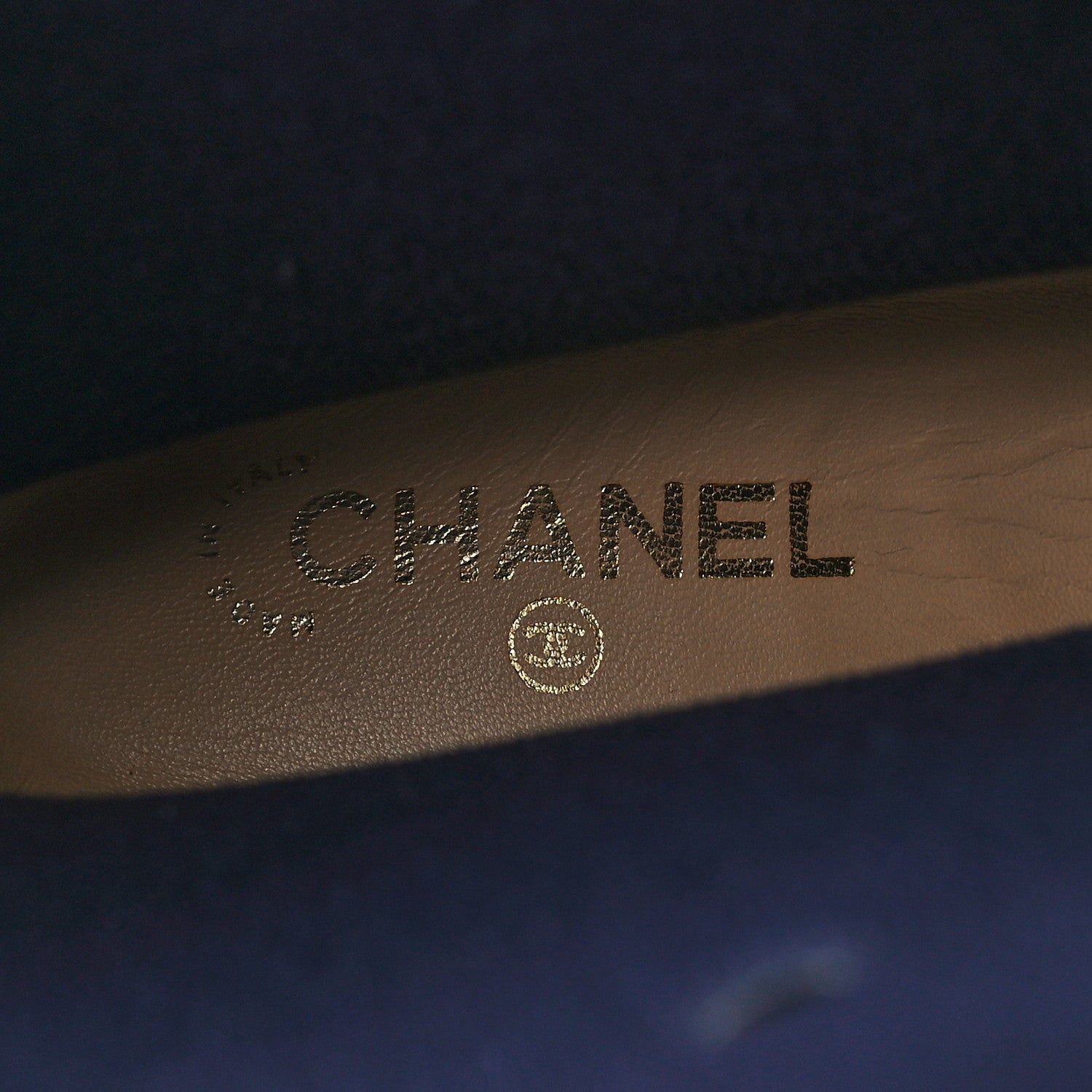 Chanel Rubber Camellia Rain Boots 41 Dark Blue 7 of 8