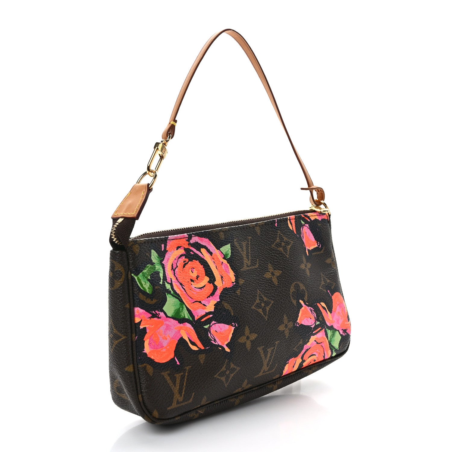 Louis Vuitton Monogram Roses Pochette Accessories 3 of 11