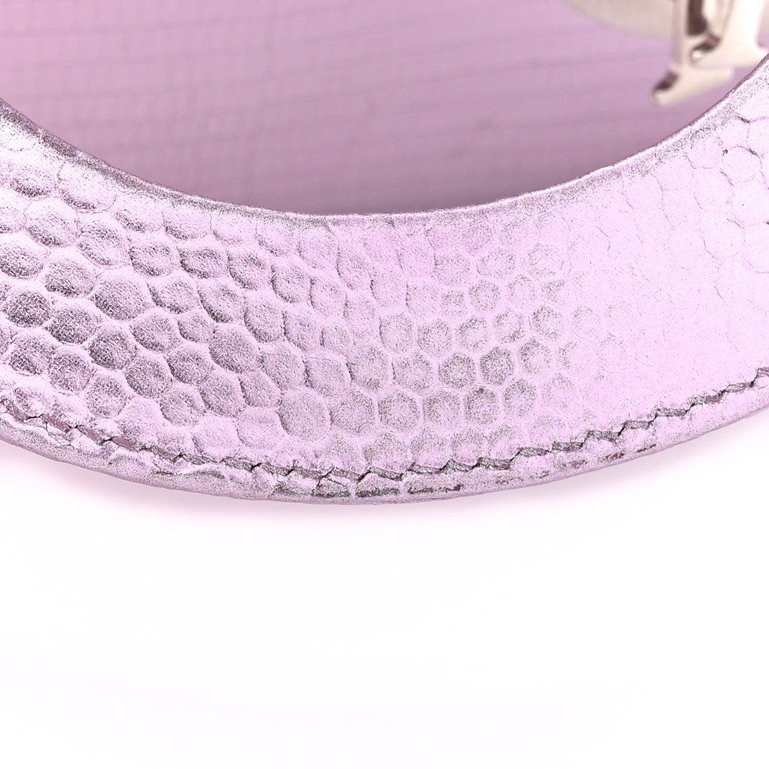 Christian Dior CHRISTIAN DIOR Metallic Lizard Mini Lady Dior Pink 14 of 17