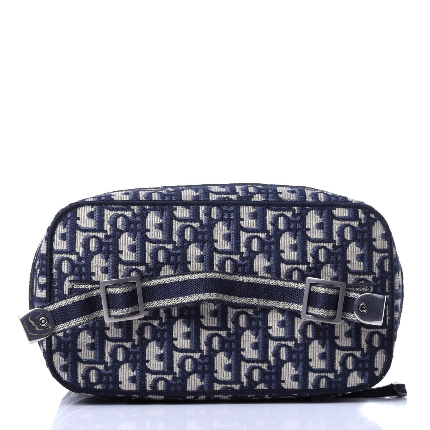 Oblique Diortravel Vanity Case Blue