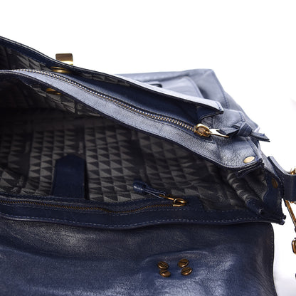 Proenza Schouler Lambskin Large PS1 Satchel Midnight 4 of 8