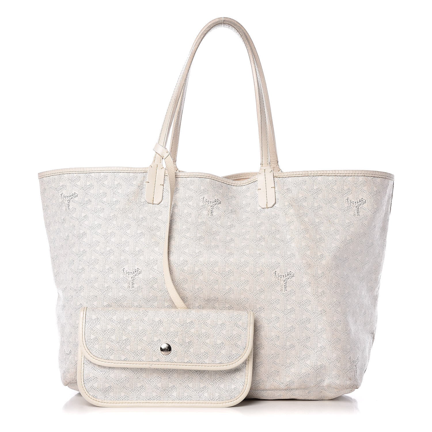 Goyard Goyardine Saint Louis PM White 1 of 22