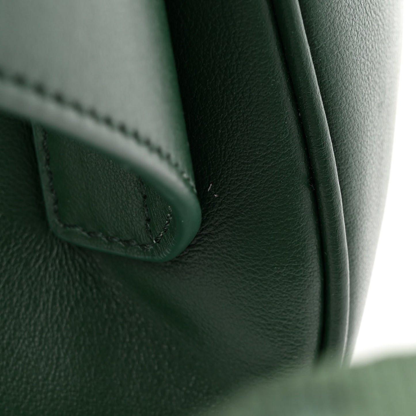 Galaxy Calfskin Oblique World Tour Saddle Belt Bag Green