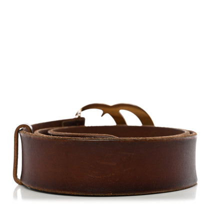 Gucci Faded Calfskin Double G 40mm Belt 75 30 Cuir 2 of 7