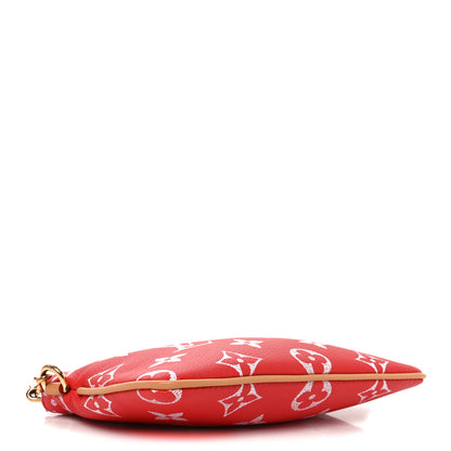 Louis Vuitton Calfskin Monogram Speedy P9 Bandouliere 50 Pochette Red 4 of 8