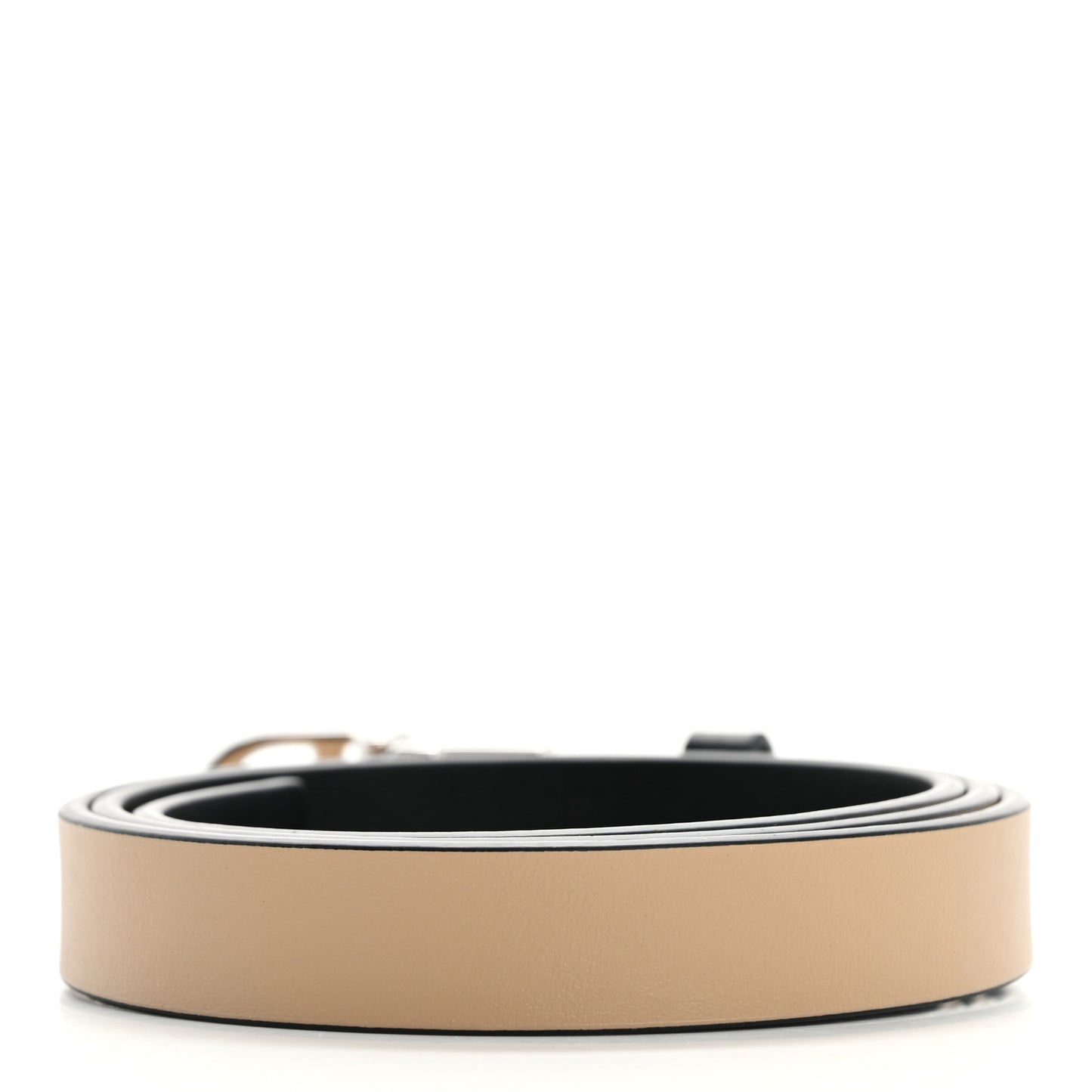 Calfskin 30 Montaigne Reversible Belt Black Beige