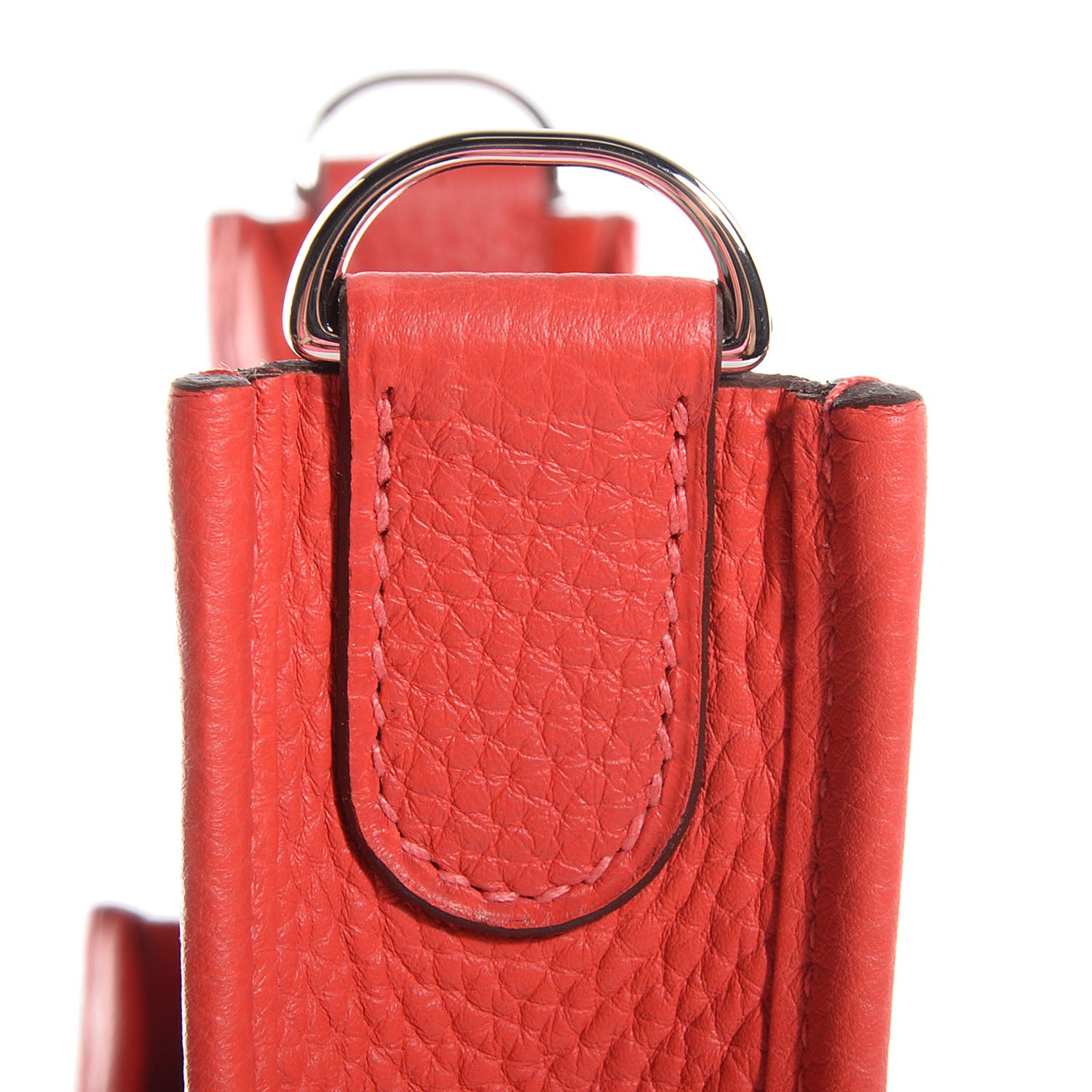 Hermes Taurillon Clemence Evelyne III PM Rouge Pivoine 5 of 15