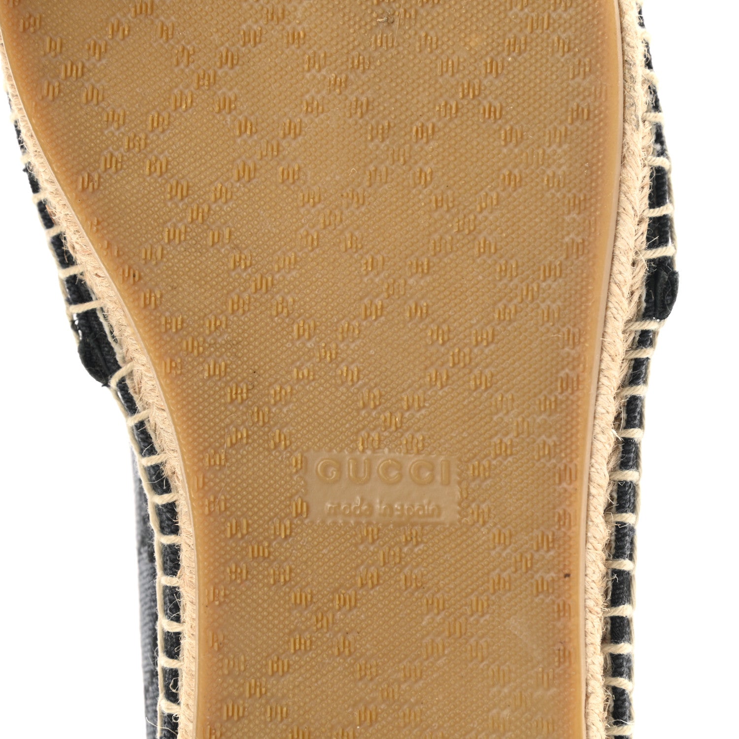 Gucci Monogram Espadrilles 40 Black 8 of 9