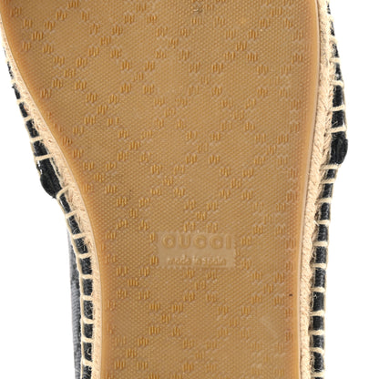 Gucci Monogram Espadrilles 40 Black 8 of 9