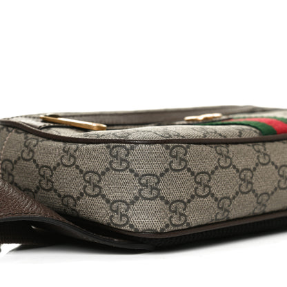 Gucci Soft GG Supreme Monogram Medium Ophidia Belt Bag Dark Brown 10 of 15