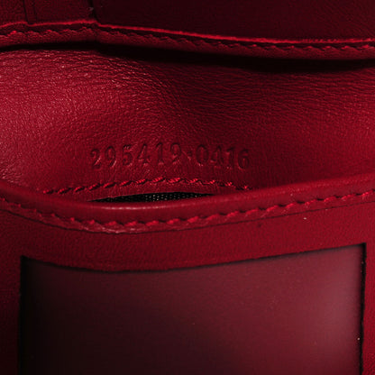 Gucci Mens Guccissima Web Bi-Fold Wallet Red 8 of 8