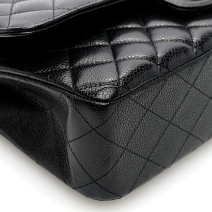Chanel Caviar Quilted Medium Double Flap Black 9 of 11