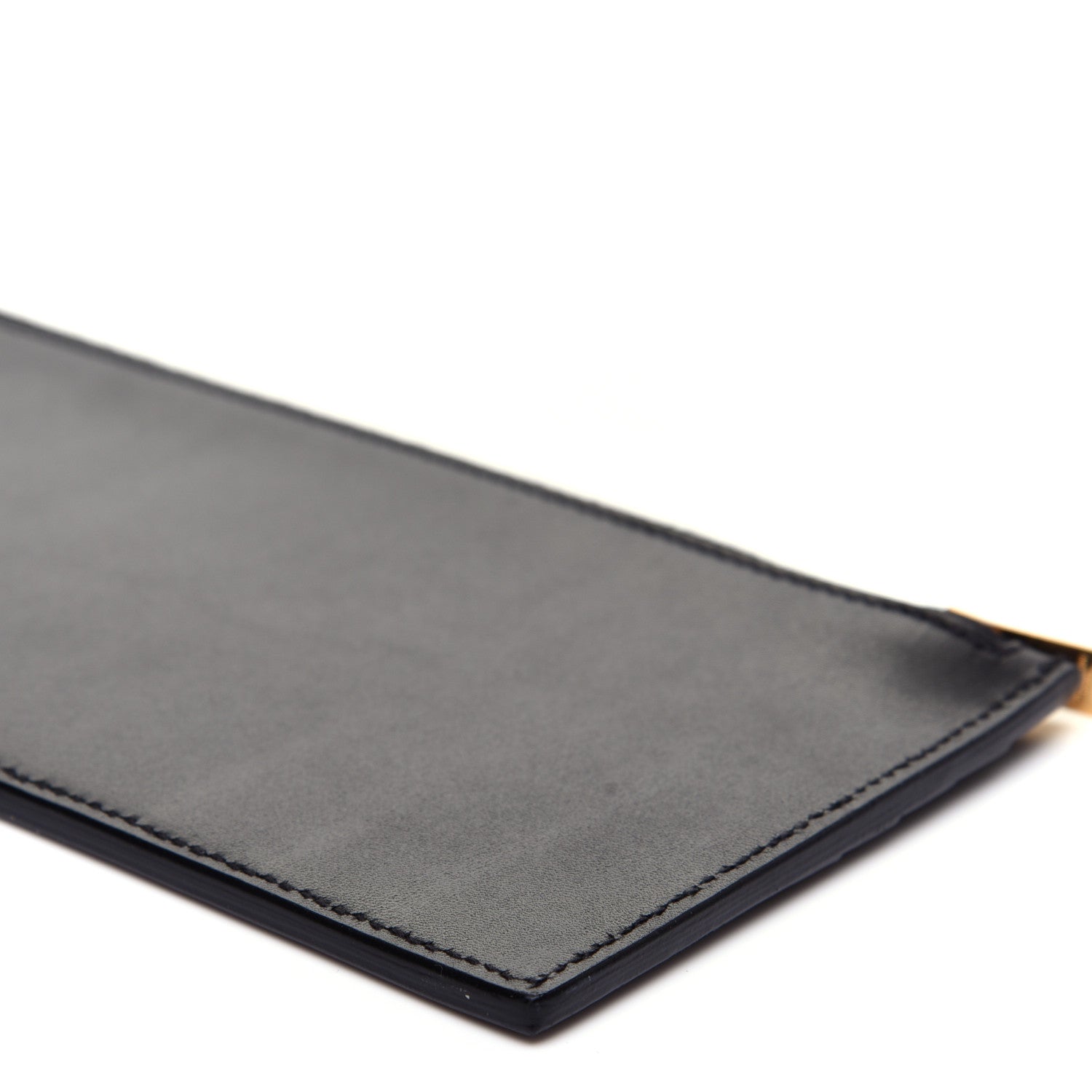 Saint Laurent Calfskin 4 Fragments Zip Pouch Black 7 of 9