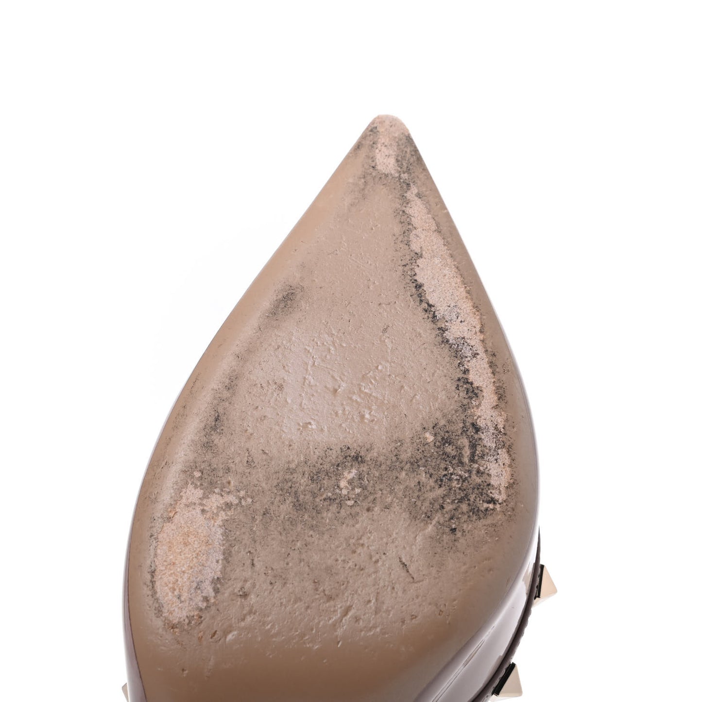 Patent Rockstud Half D'Orsay Slingback 85mm Pumps 37 Poudre