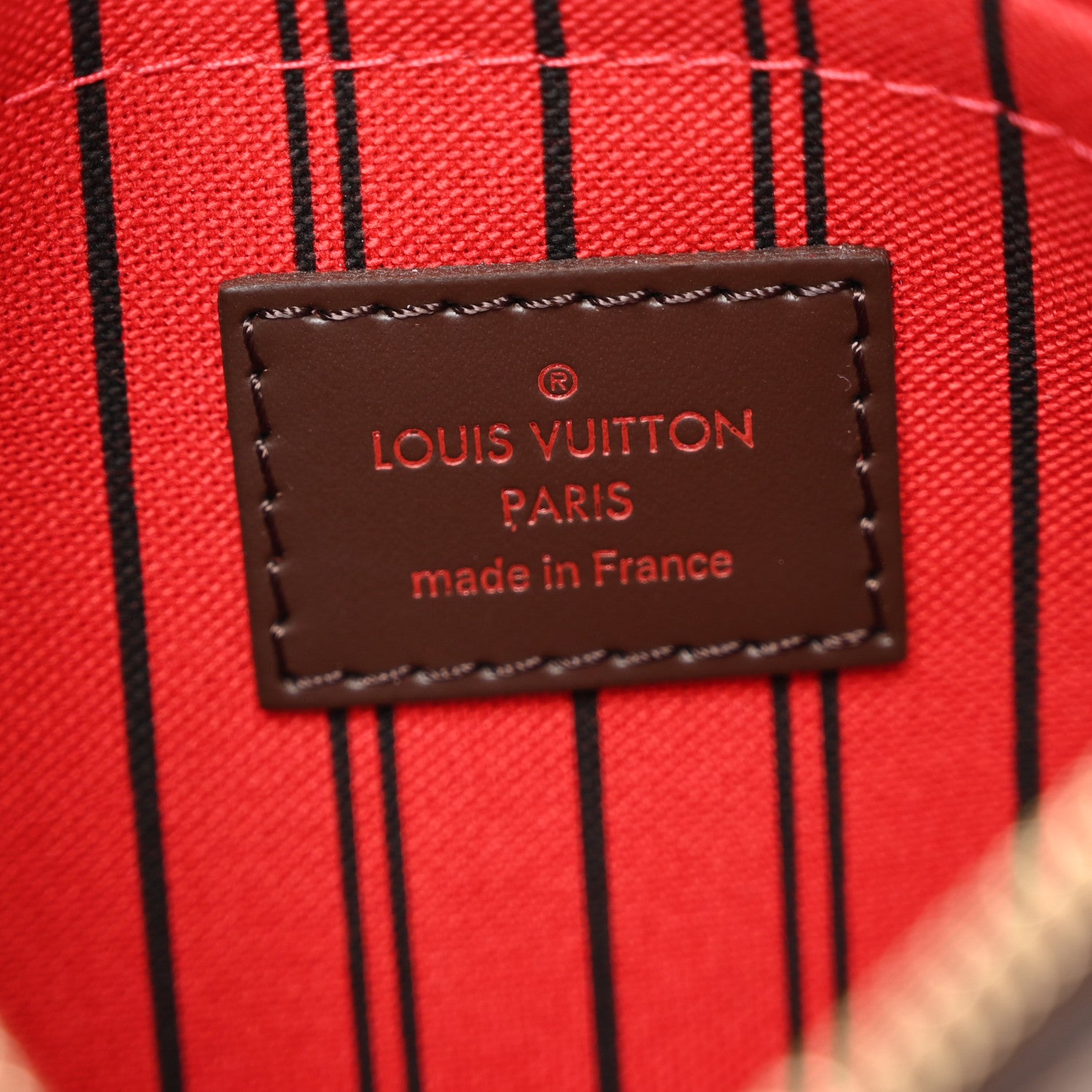 Louis Vuitton Damier Ebene Neverfull PM Pochette 6 of 9