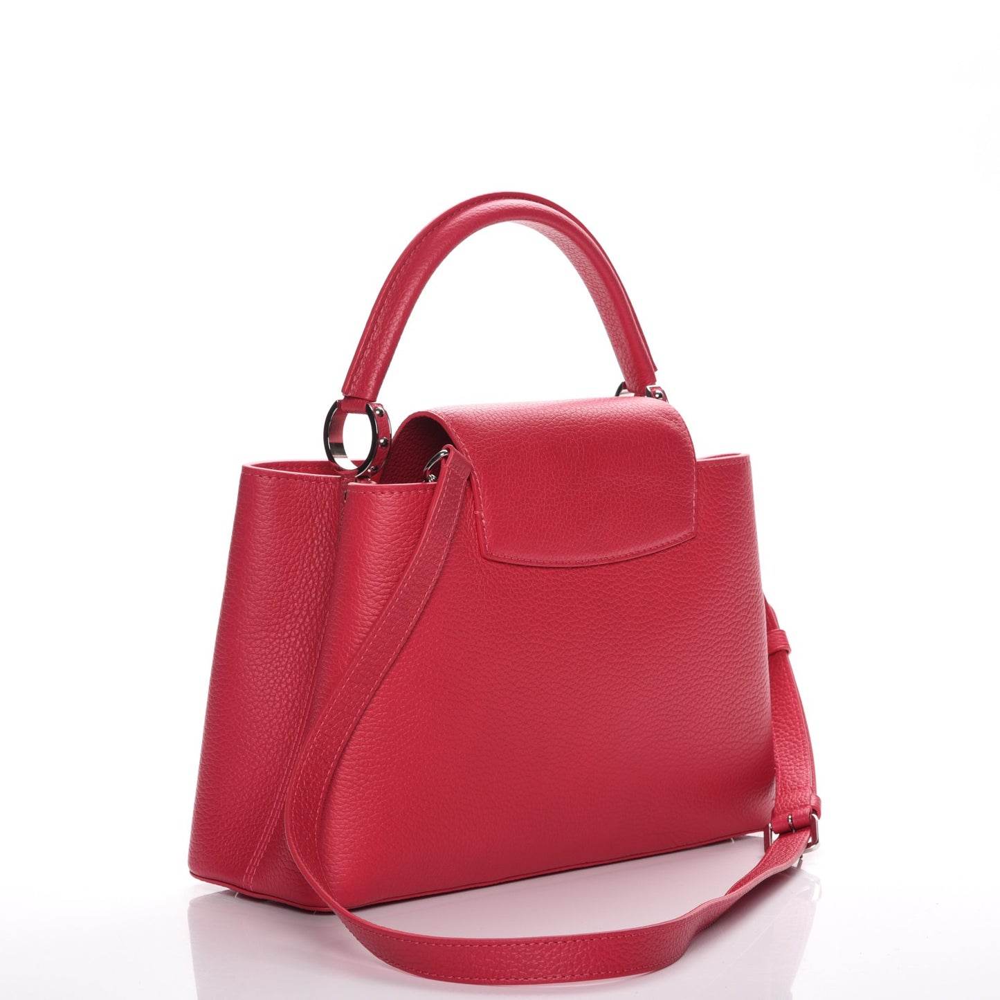 Taurillon Capucines Studs PM Bougainvillea