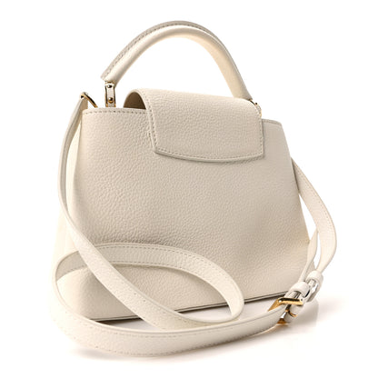 Louis Vuitton Taurillon Capucines BB Blanc Casse 3 of 9