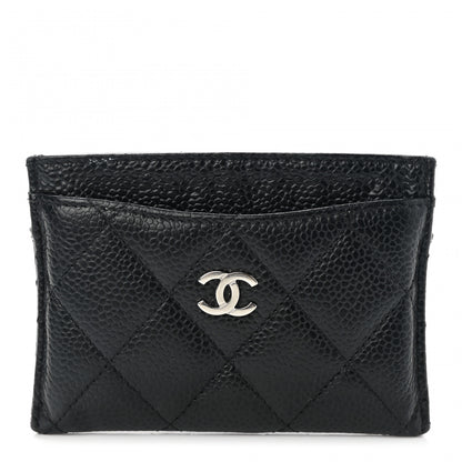 Chanel Caviar Quilted Card Holder Black 1 of 8