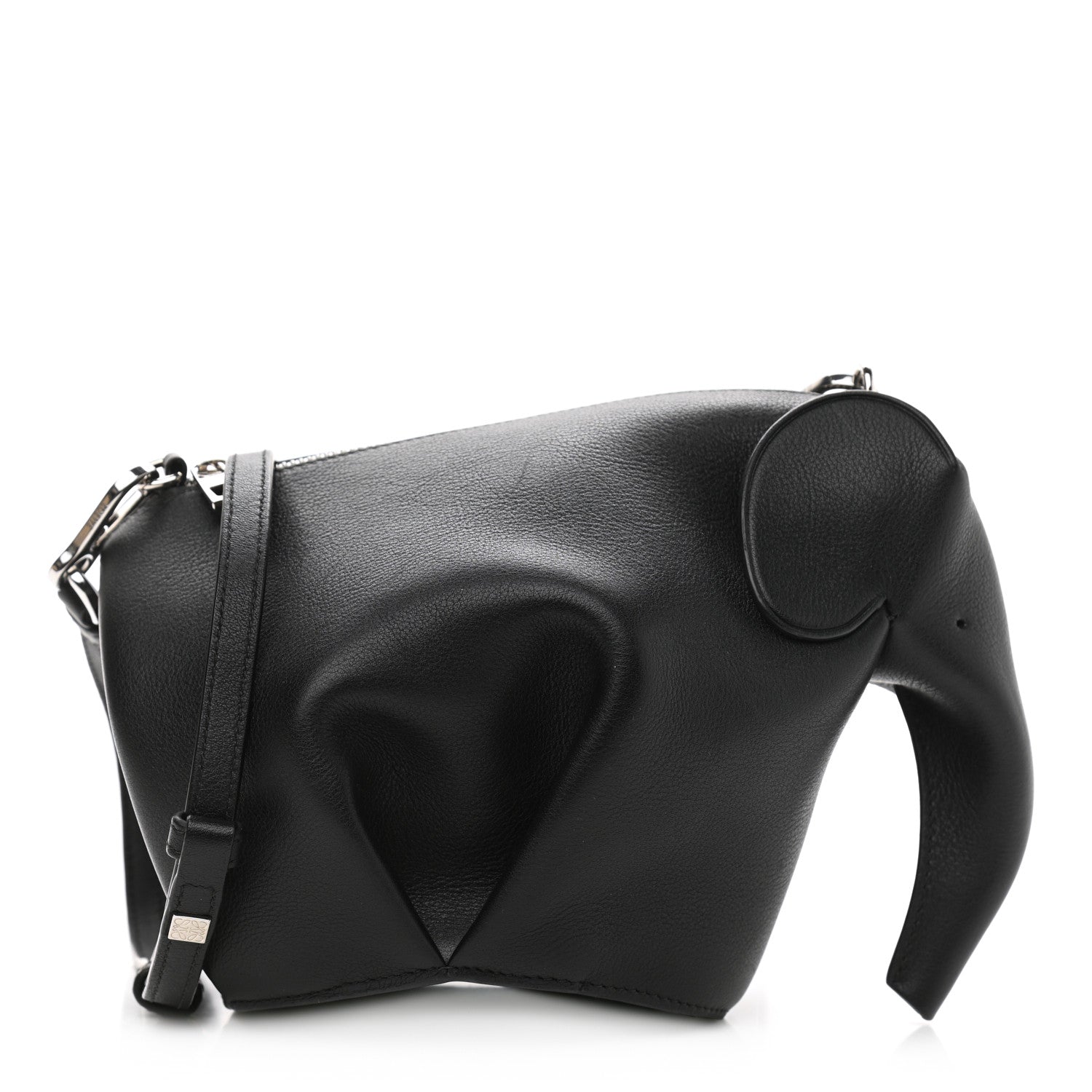 Loewe Calfskin Mini Elephant Crossbody Bag Black 1 of 10