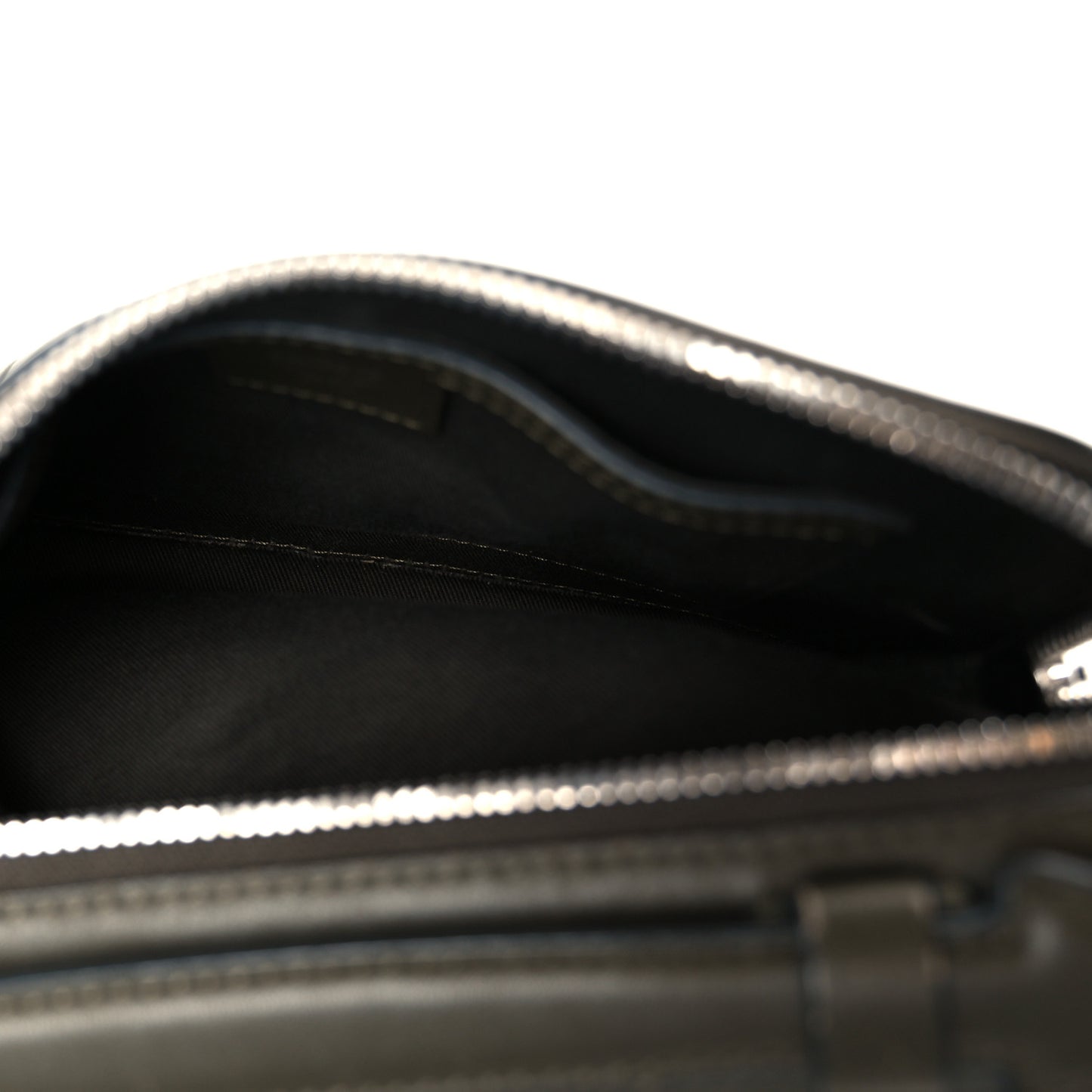 Calfskin Logo Embossed Crossbody Sea Turtle