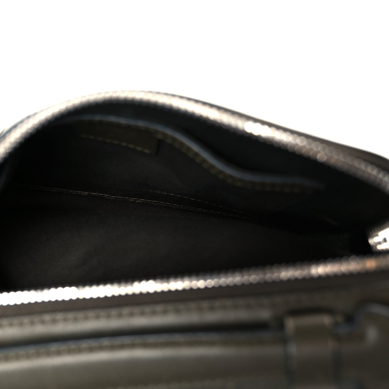 MCM Calfskin Logo Embossed Crossbody Sea Turtle 6 of 11