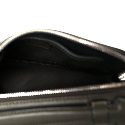 MCM Calfskin Logo Embossed Crossbody Sea Turtle 6 of 11
